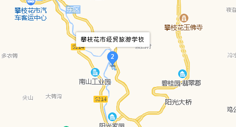 攀枝花市經(jīng)貿(mào)旅游學(xué)校地址、學(xué)校校園地址在哪