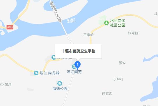 湖北十堰市醫(yī)藥衛(wèi)生學(xué)校地址在哪里、怎么走、乘車路線