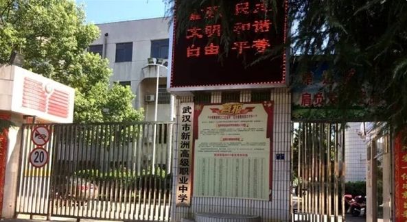 武漢市新洲高級職業(yè)中學環(huán)境圖