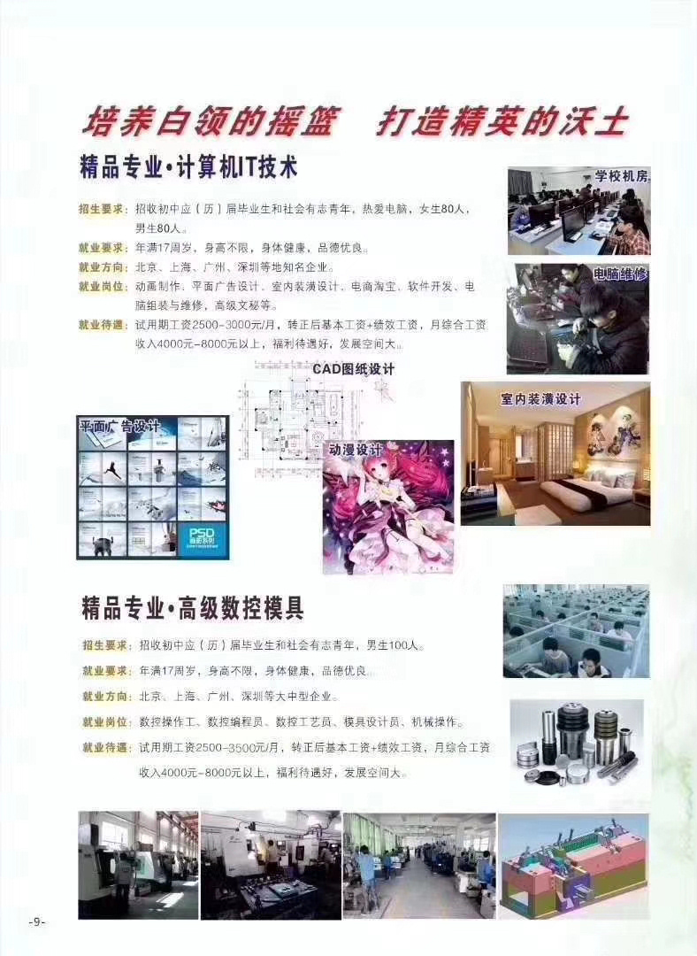 江西長江科技中等專業(yè)學校招生專業(yè)