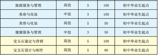 郴州技師學(xué)院、招生計劃