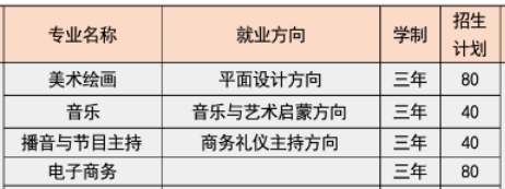 湖南長(zhǎng)沙藝術(shù)學(xué)校、學(xué)校招生計(jì)劃