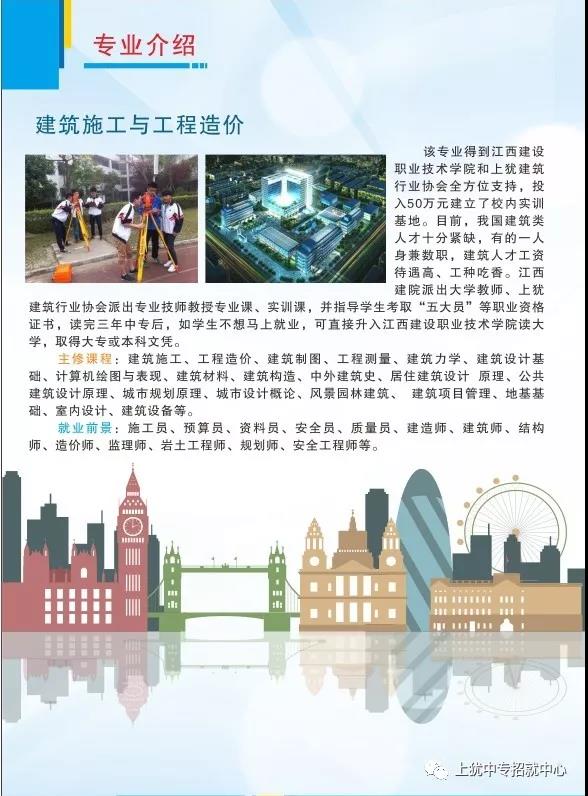 上猶職業(yè)中等專業(yè)學校招生專業(yè)