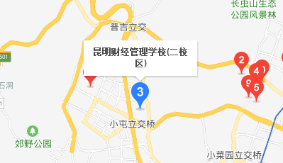 昆明財經(jīng)管理學校地址、校園在哪里