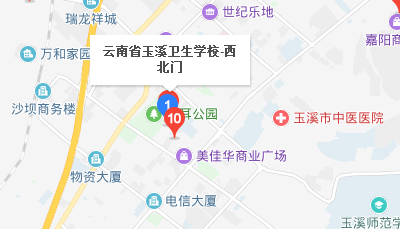 云南省玉溪衛(wèi)生學校地址、校園在哪里