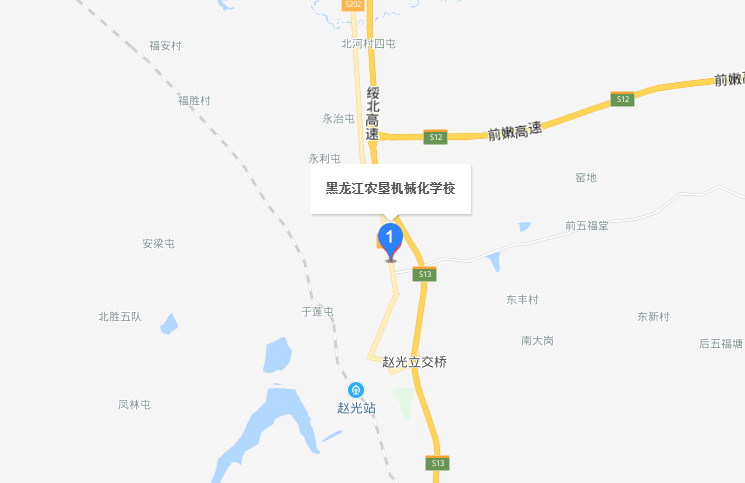 黑龍江農(nóng)墾機(jī)械化學(xué)校地址、校園在哪里