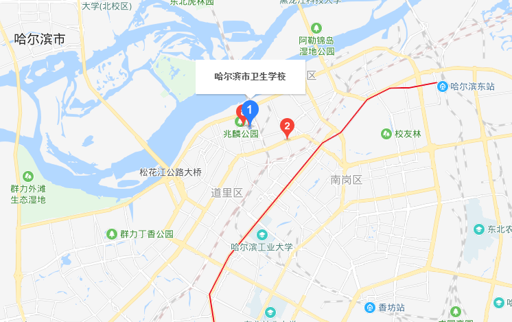 哈爾濱市衛(wèi)生學(xué)校地址、校園在哪里