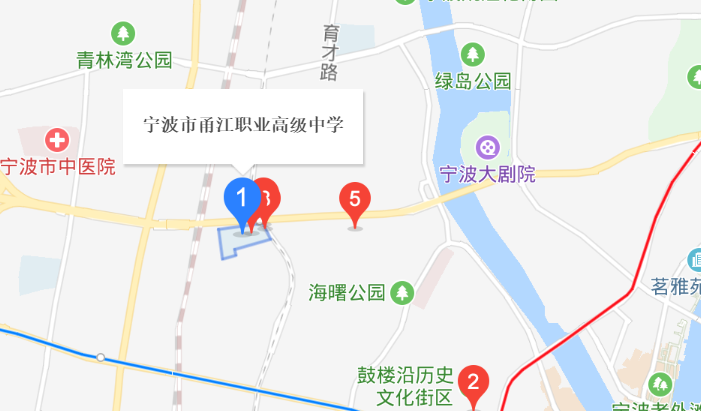 寧波市甬江職業(yè)高級中學(xué)地址、校園在哪里